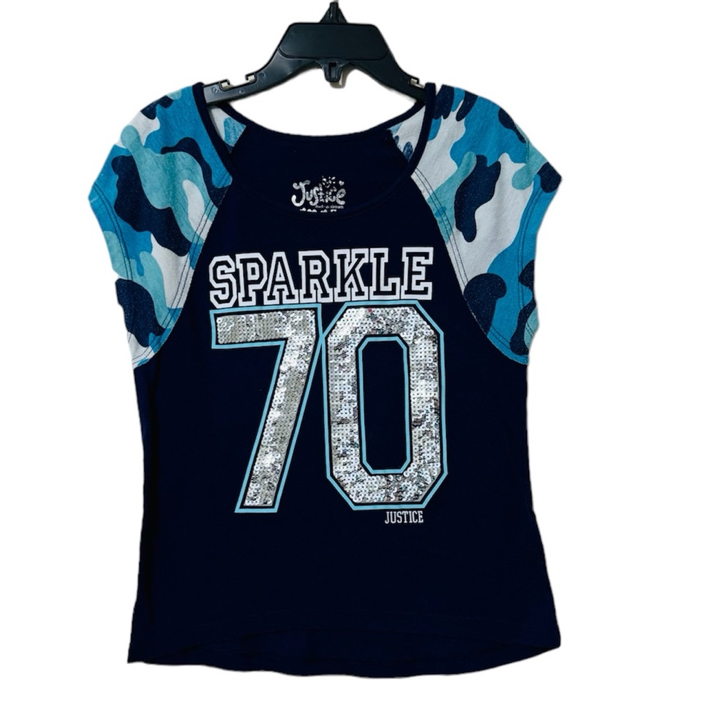 Justice Girls Size 7 Short Sleeve Shirt